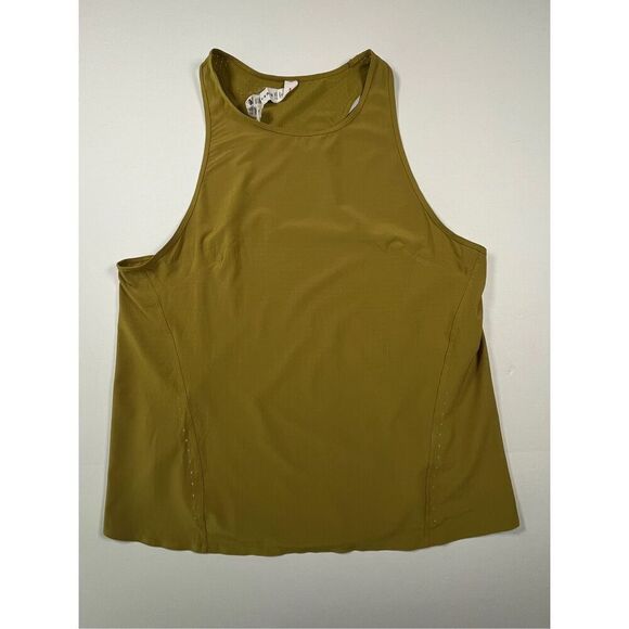 Lululemon Lightweight Stretch Reflect Running Tank Top Auric Gold Size 6 W1DHIS - Picture 3 of 9